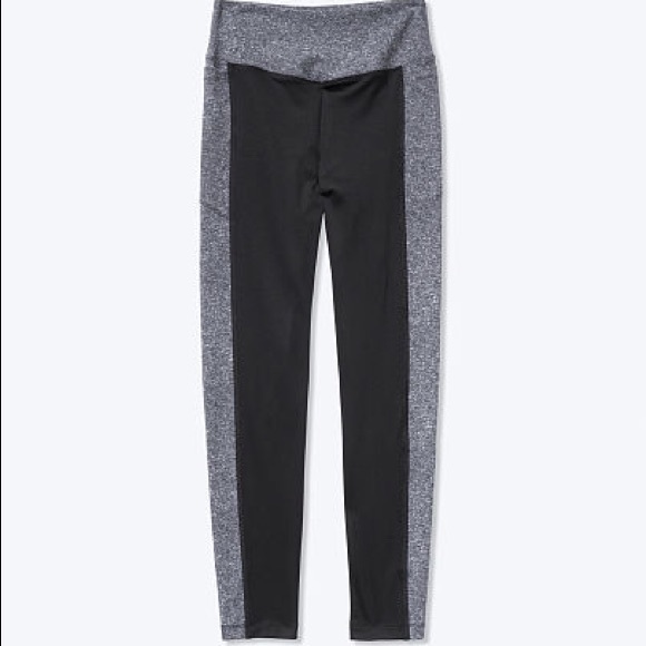 💕VS PINK BLACK & GREY MARL ULTIMATE V LEGGINGS - Picture 5 of 10